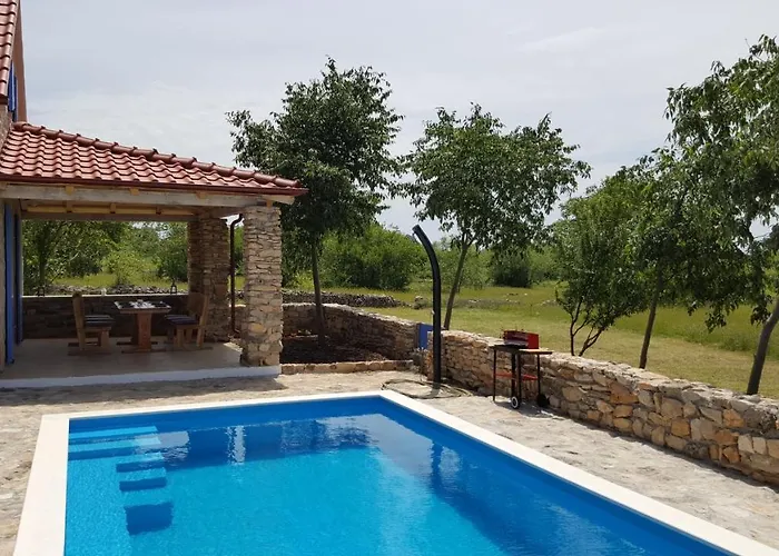 Family Friendly House With A Swimming Pool Puljane, Krka - 11688 * Oklaj